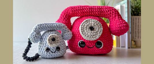 Coming Soon: Crochet a Plush Rotary Phone (Yes, the Dial Spins)