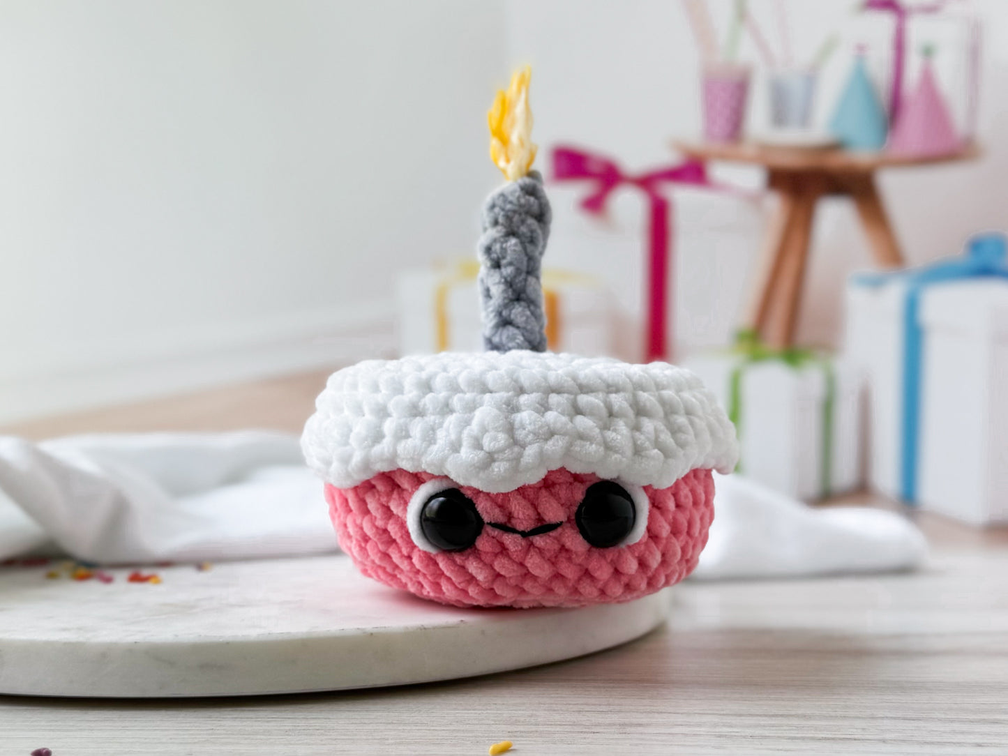 Birthday Crochet Pattern Mini Bundle: Birthday Cake & Present