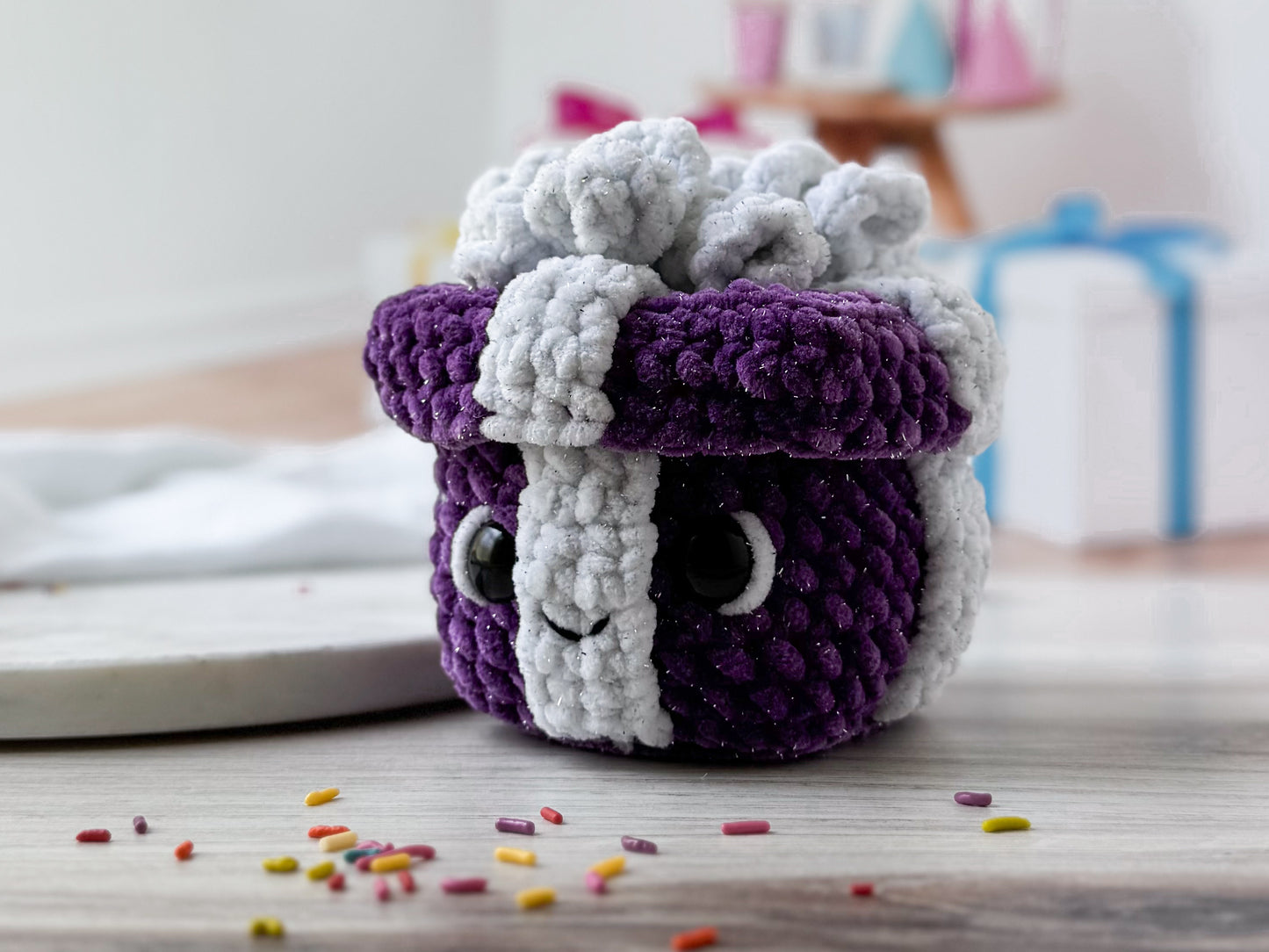 Birthday Crochet Pattern Mini Bundle: Birthday Cake & Present