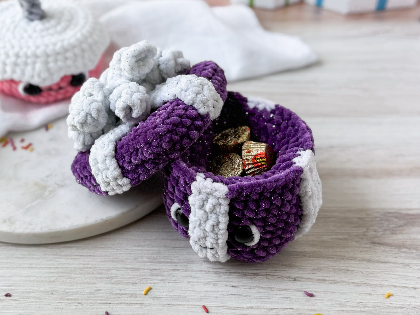 Birthday Crochet Pattern Mini Bundle: Birthday Cake & Present