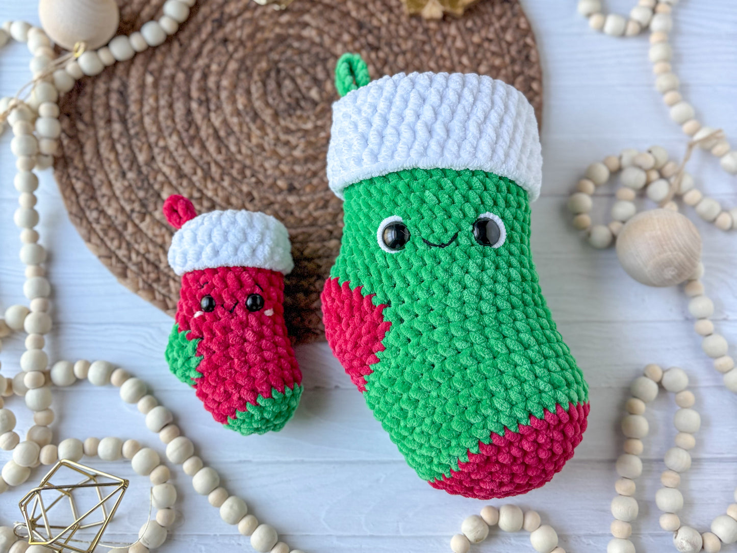 Bundle: Big and Mini Stocking Crochet Patterns