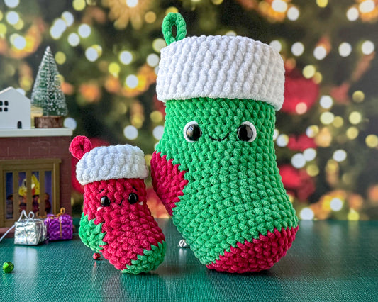 Bundle: Big and Mini Stocking Crochet Patterns