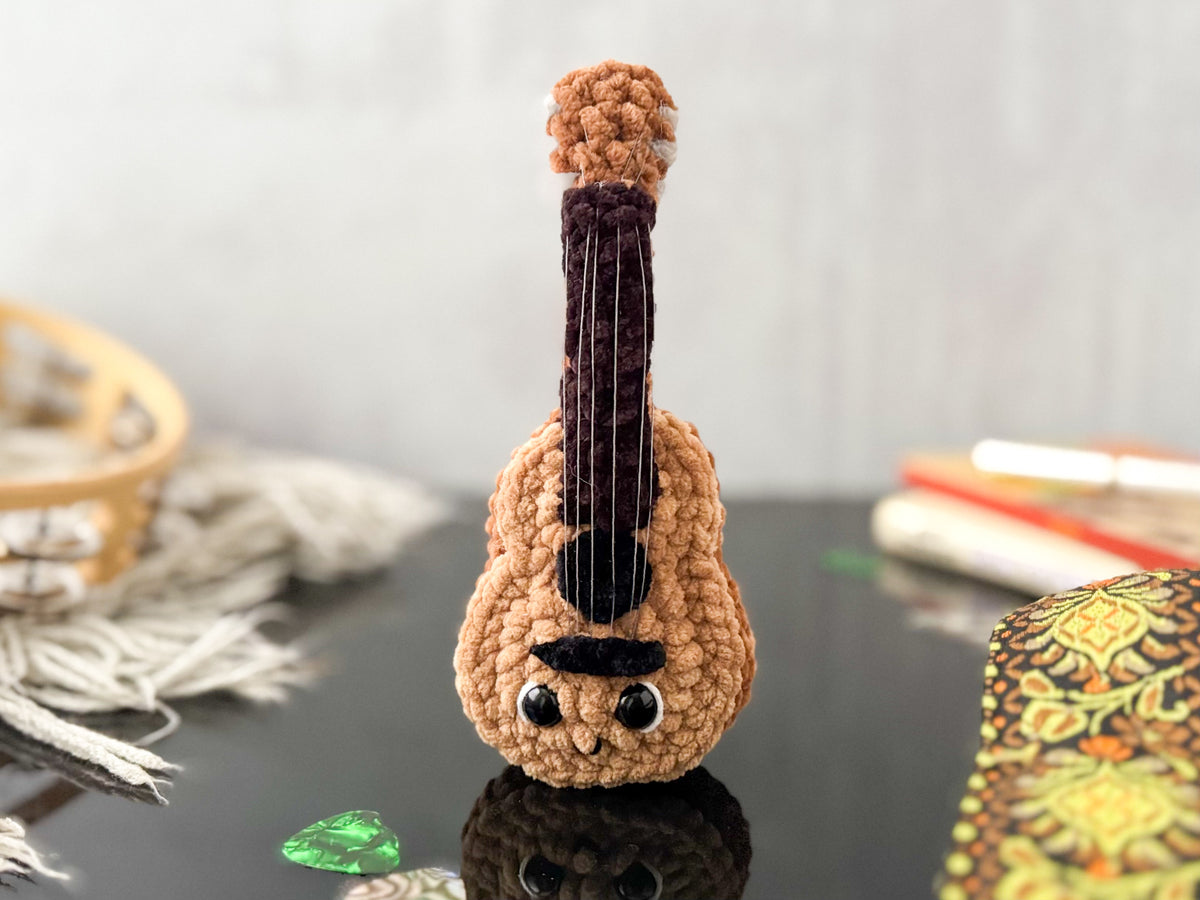 Bundle: Big and Mini Guitar Crochet Patterns