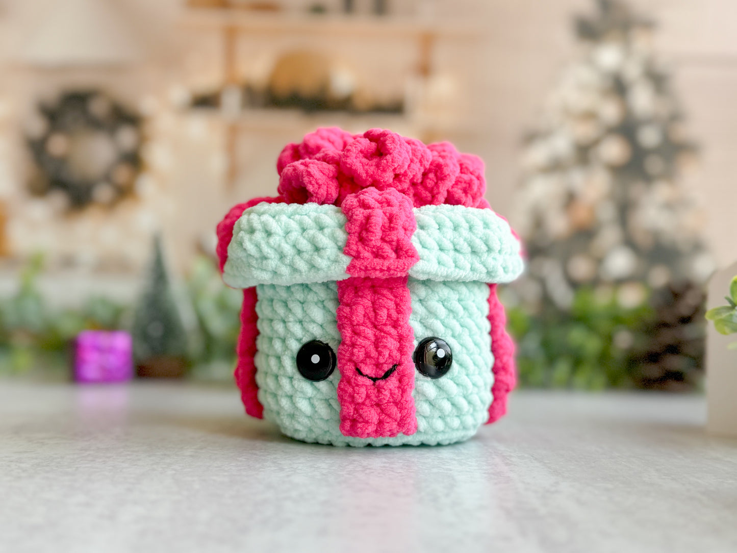 Mini Christmas Present Crochet Pattern