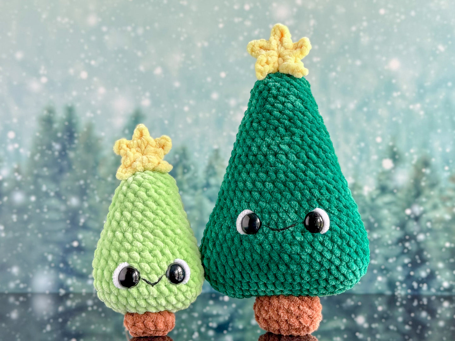 Christmas Crochet Pattern Bundle: Big and Mini Present, Christmas Tree, Peppermint, Snowflake