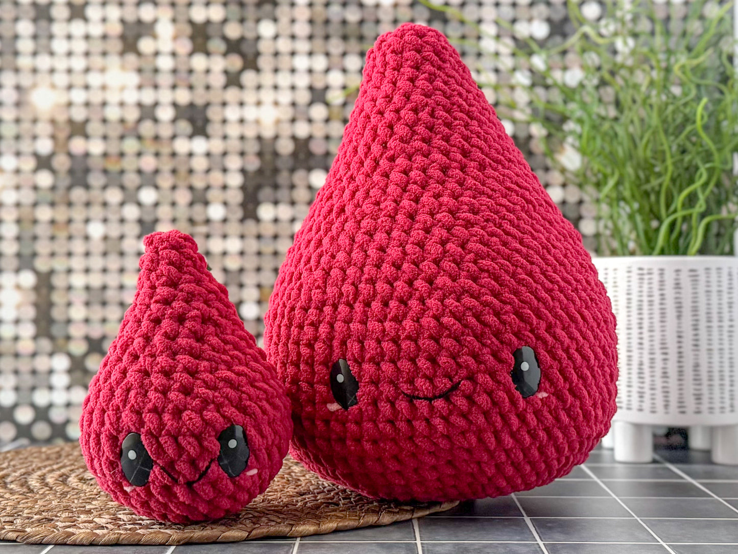 Bundle: Big and Mini Raindrop Crochet Patterns