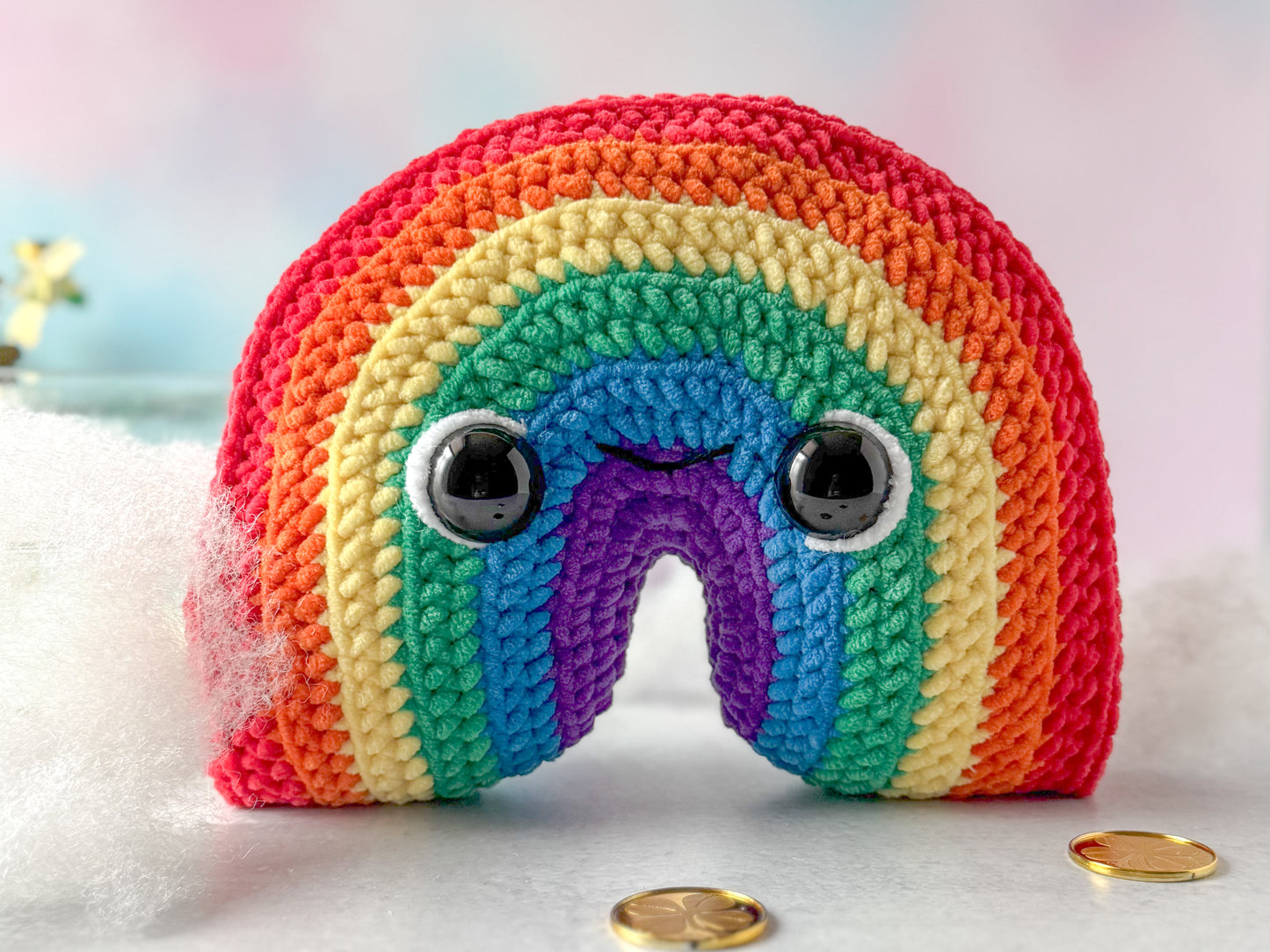 Bundle: Big and Mini Rainbow Crochet Pattern