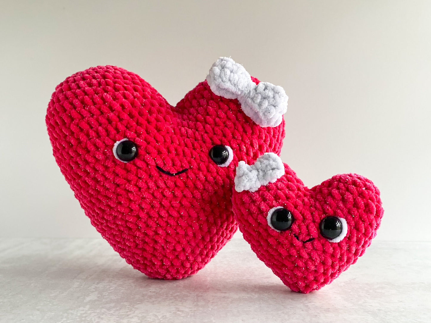 Bundle: Big and Mini Sweet Heart Crochet Patterns
