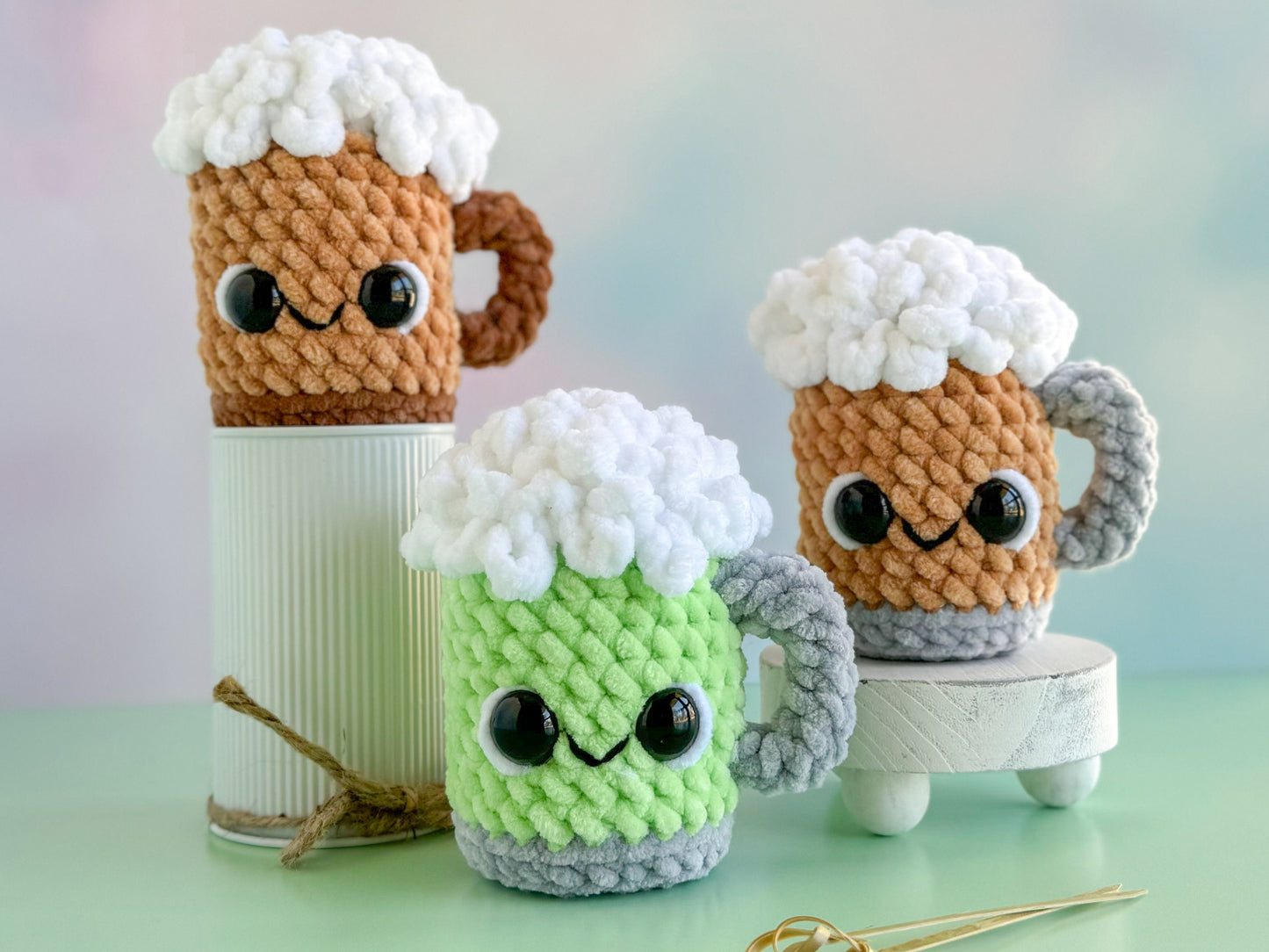 Mini Beer Mug Crochet Pattern