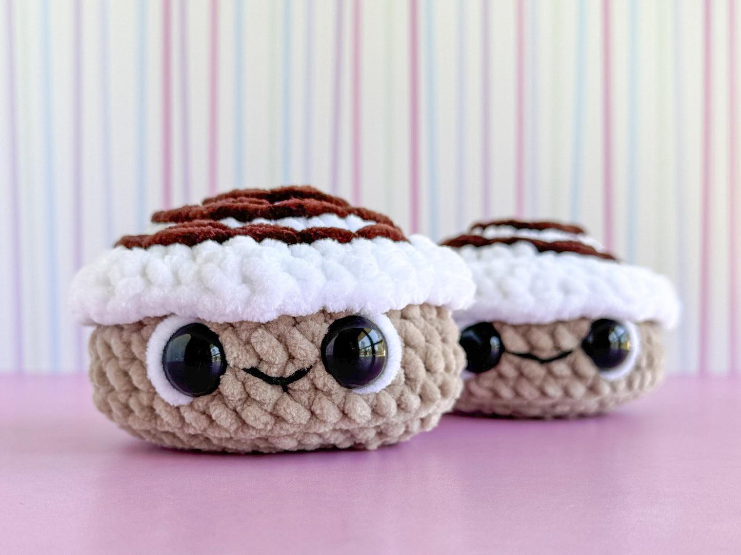 Bundle: Big and Mini Cinnamon Roll Crochet Patterns