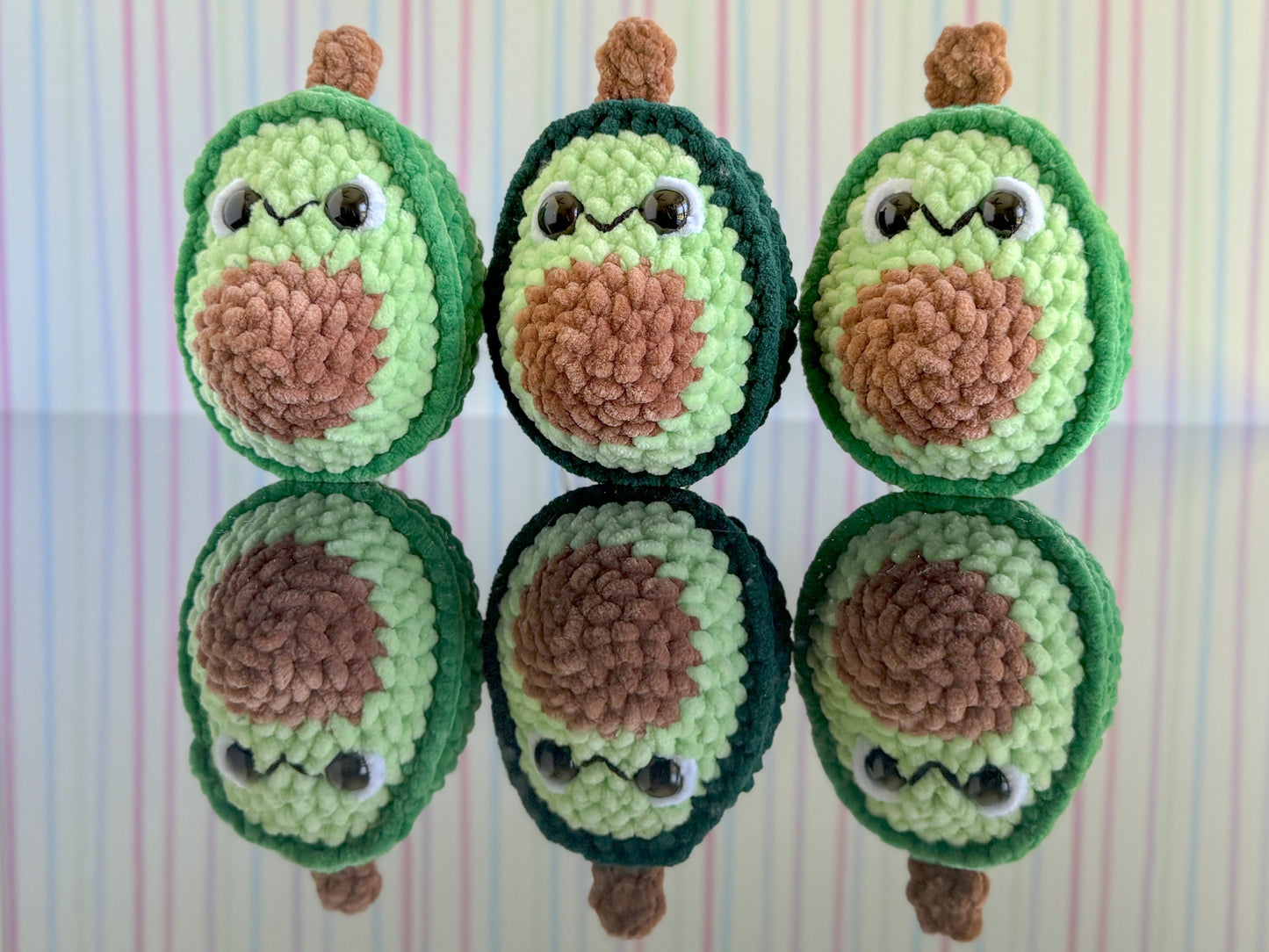 Mini Avocado No Sew Crochet Pattern