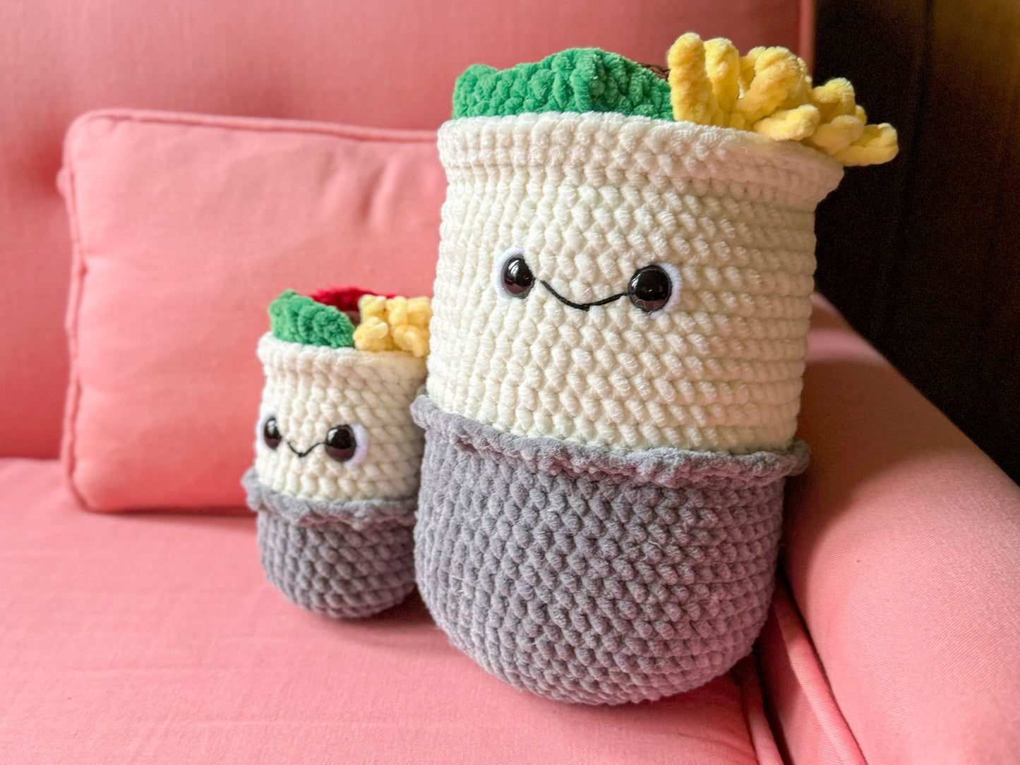 Bundle: Big and Mini Burrito No Sew Crochet Pattern
