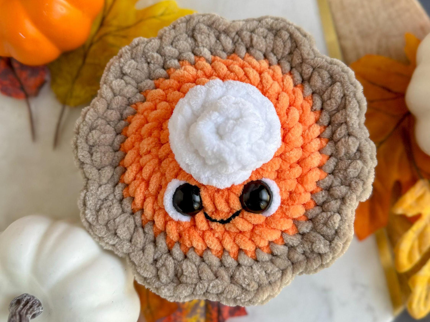 Bundle: Big and Mini Pumpkin Pie Crochet Patterns