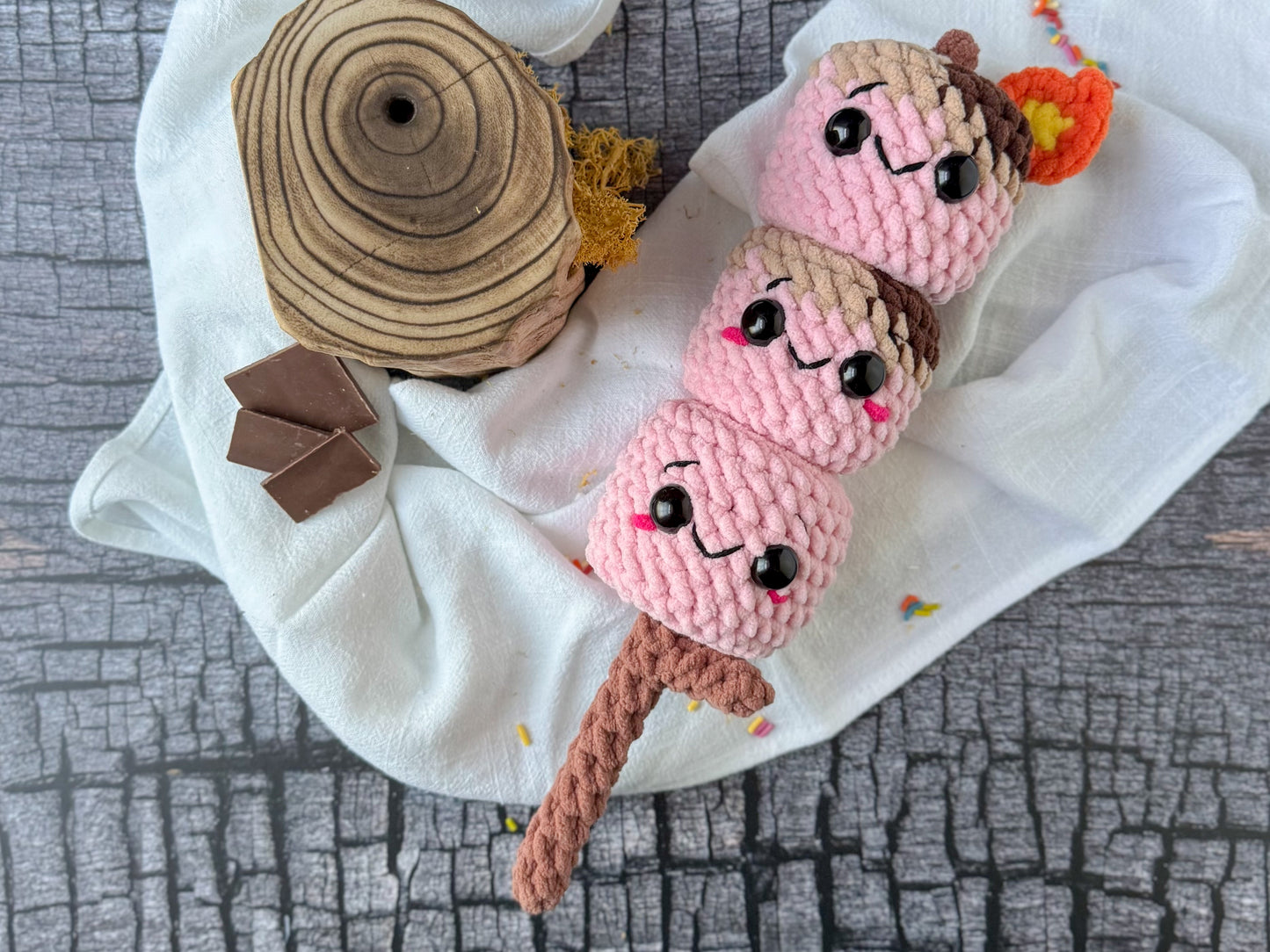 Marshmallow Stick Crochet Pattern