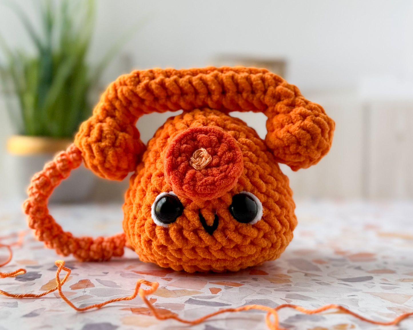 Mini Rotary Phone Crochet Pattern