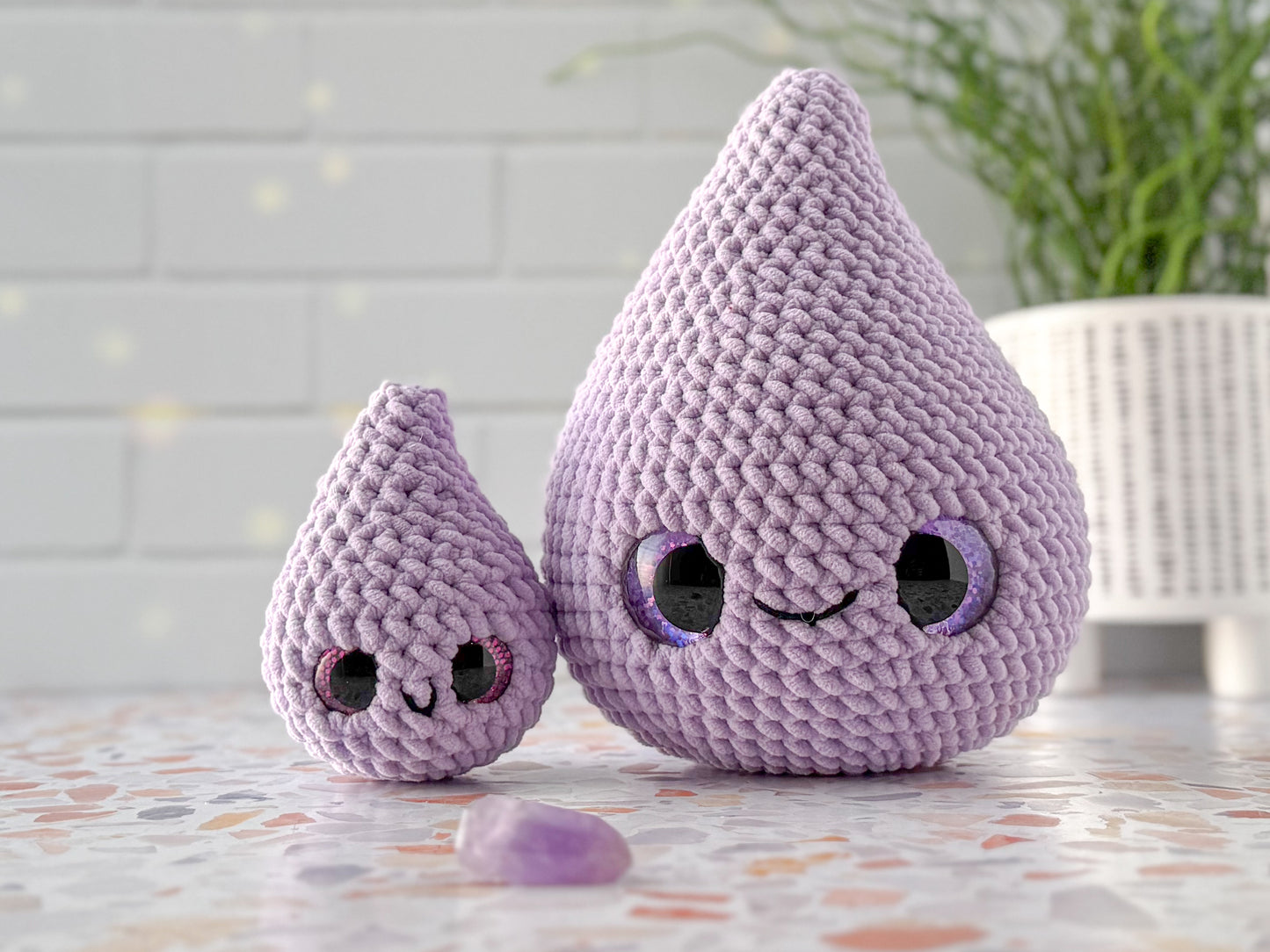 Bundle: Big and Mini Raindrop Crochet Patterns