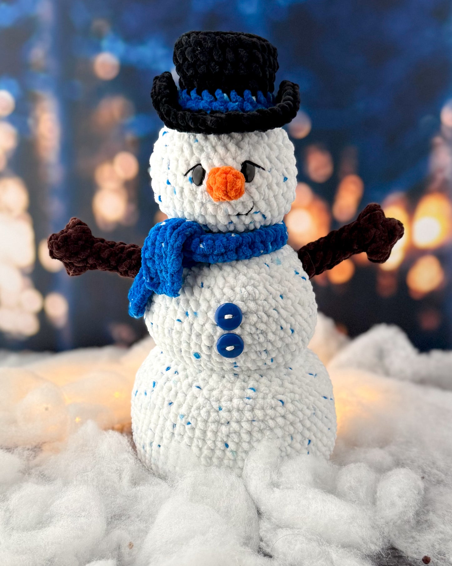 Stack and Stash Snowman Crochet Pattern