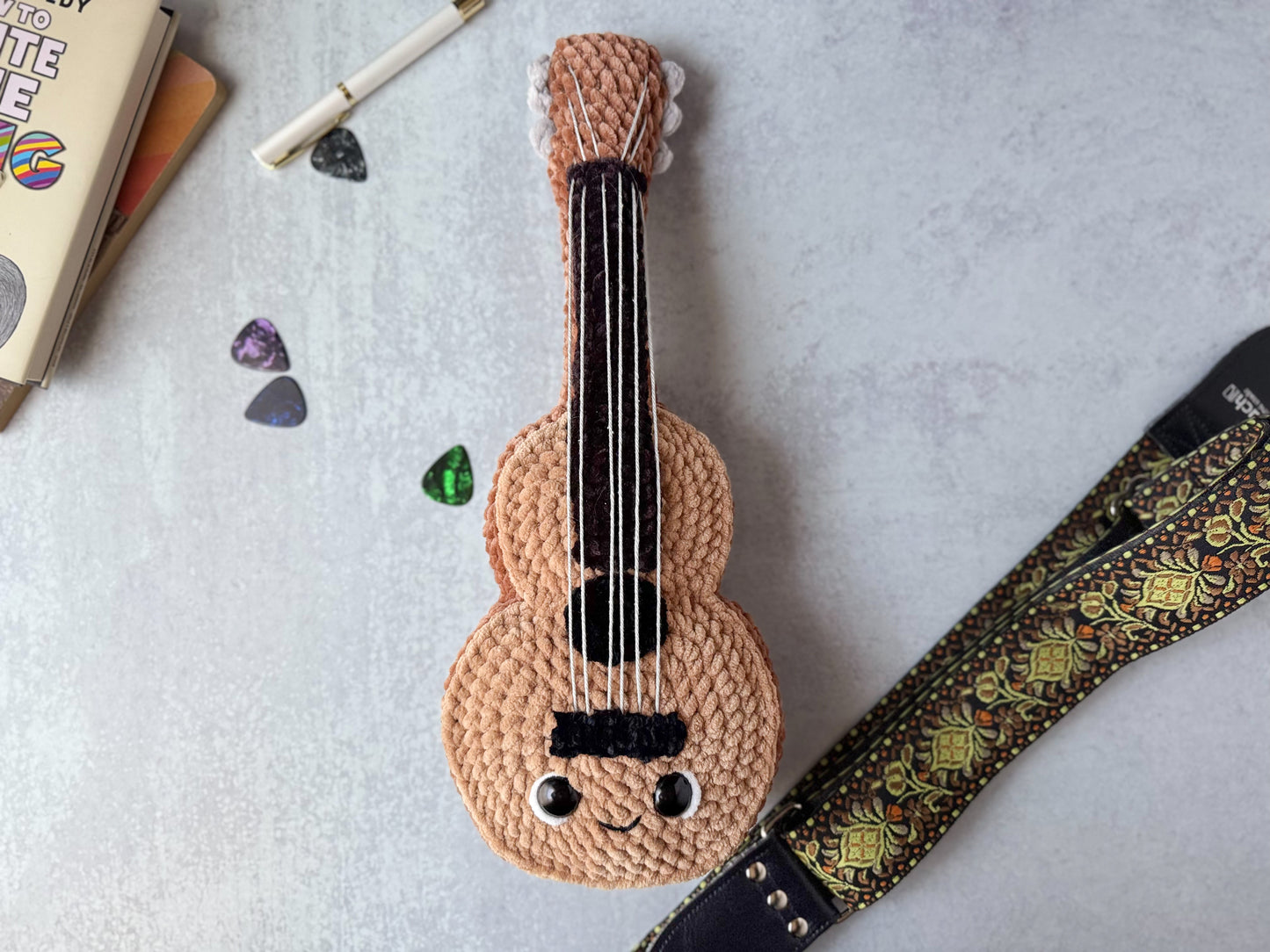 Big Guitar Crochet Pattern