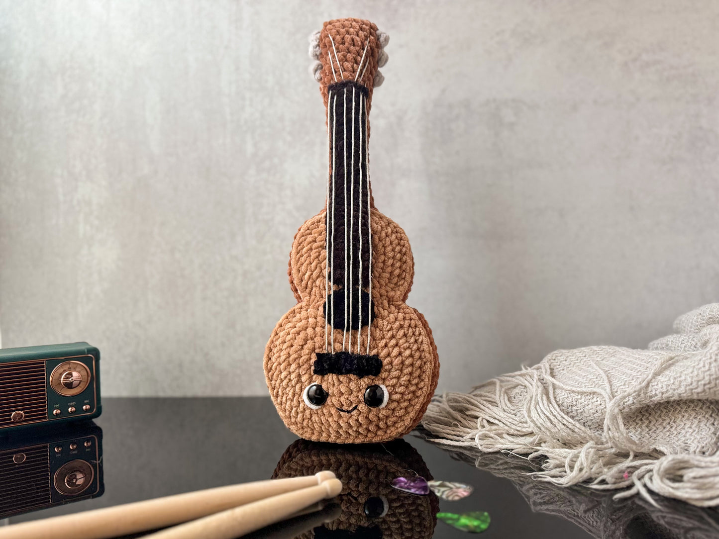 Big Guitar Crochet Pattern