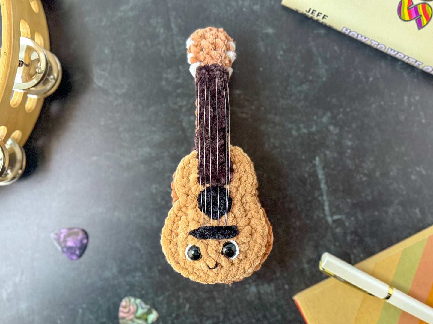 Mini Guitar Crochet Pattern