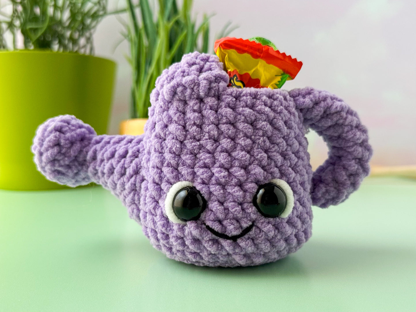 Mini Watering Can Crochet Pattern