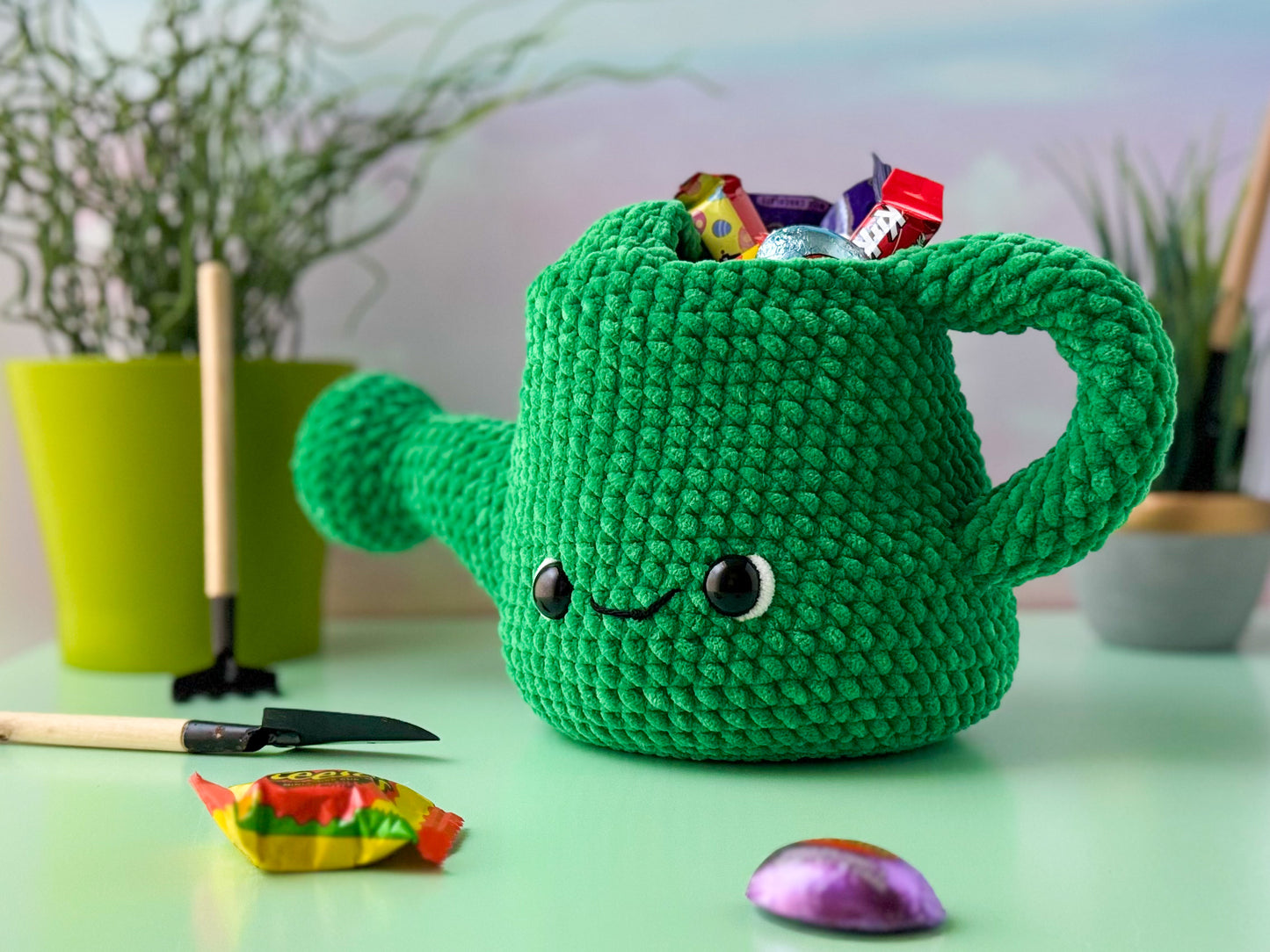 Big Watering Can Crochet Pattern