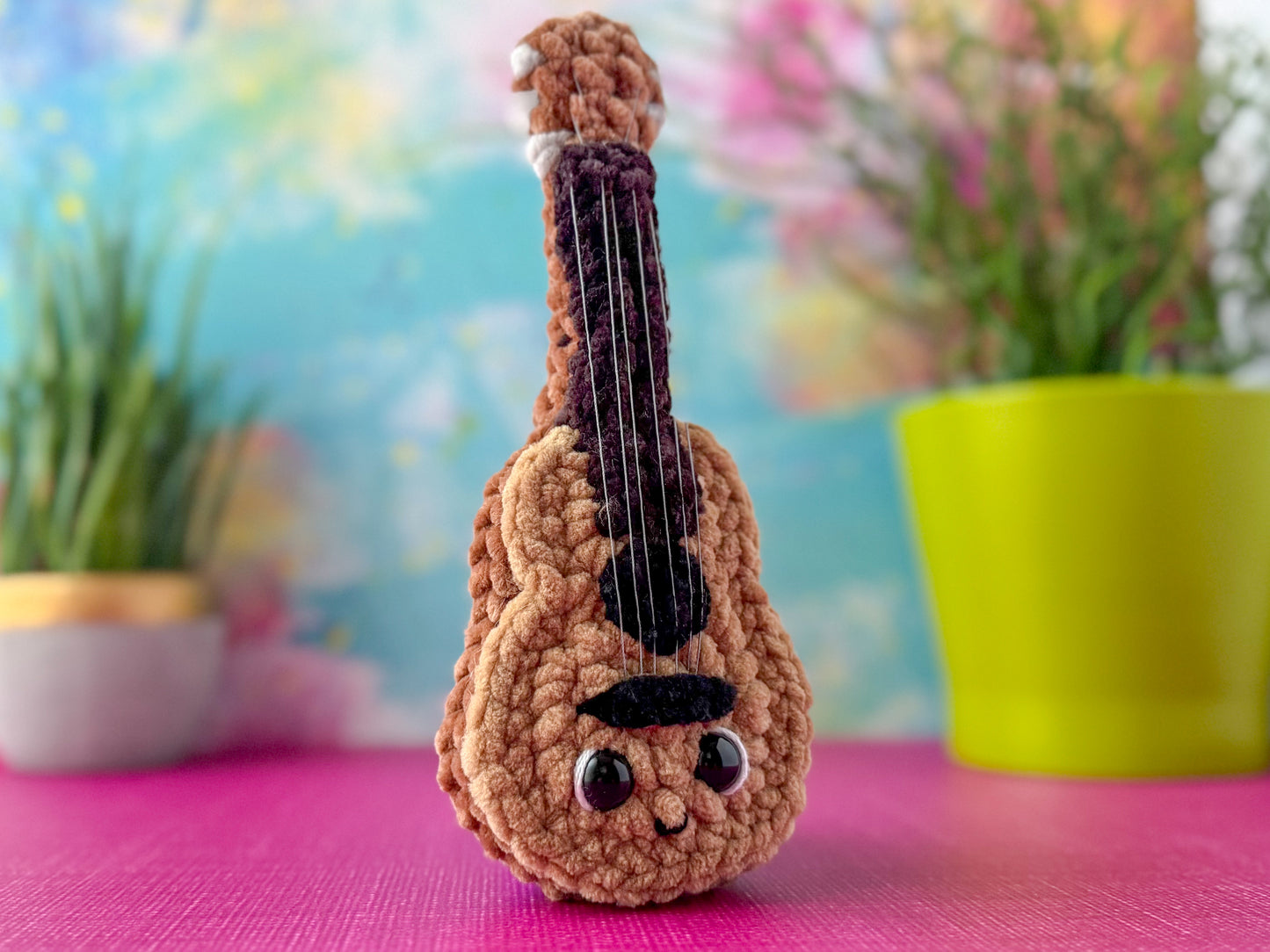 Mini Guitar Crochet Pattern