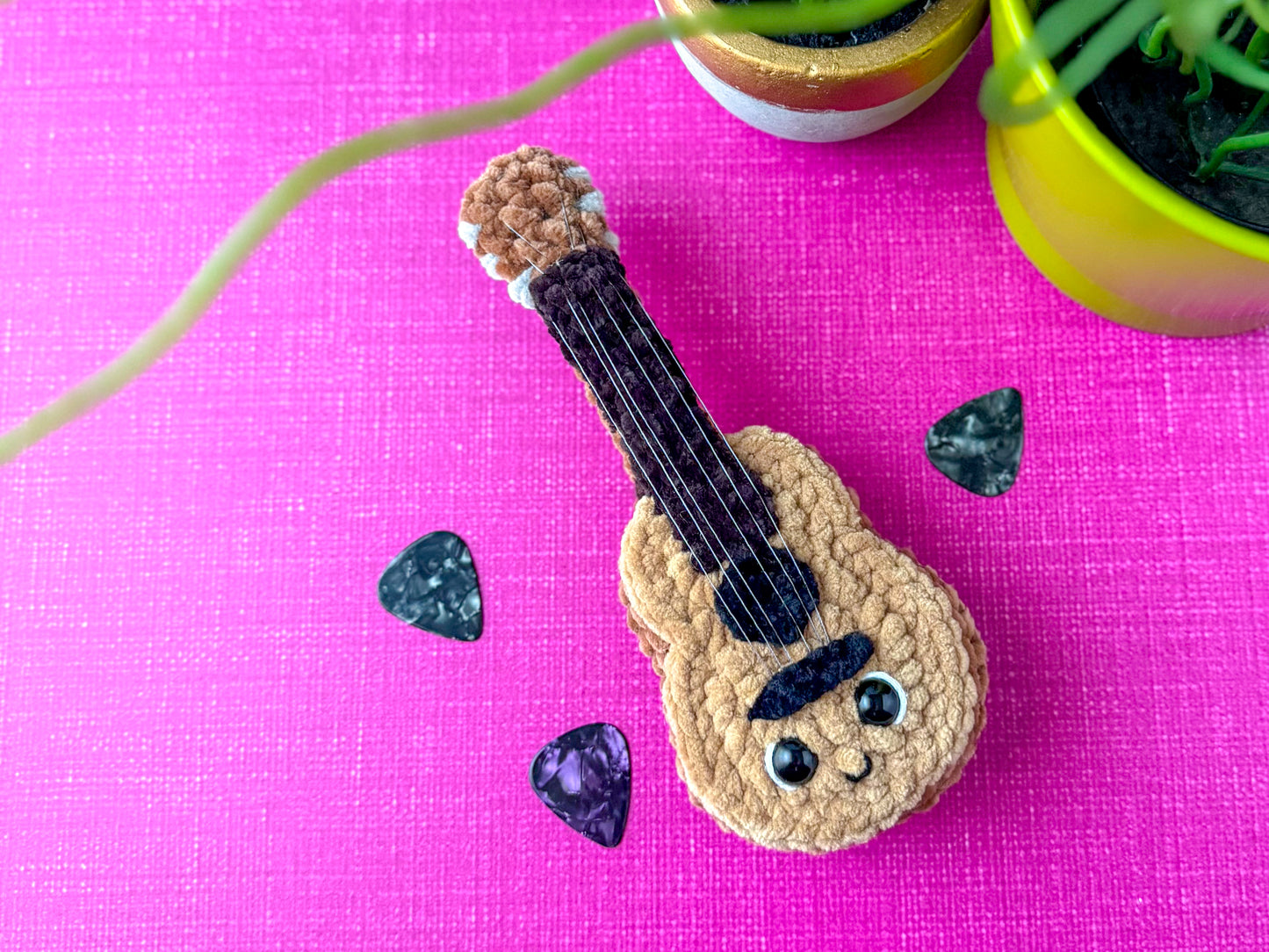 Mini Guitar Crochet Pattern