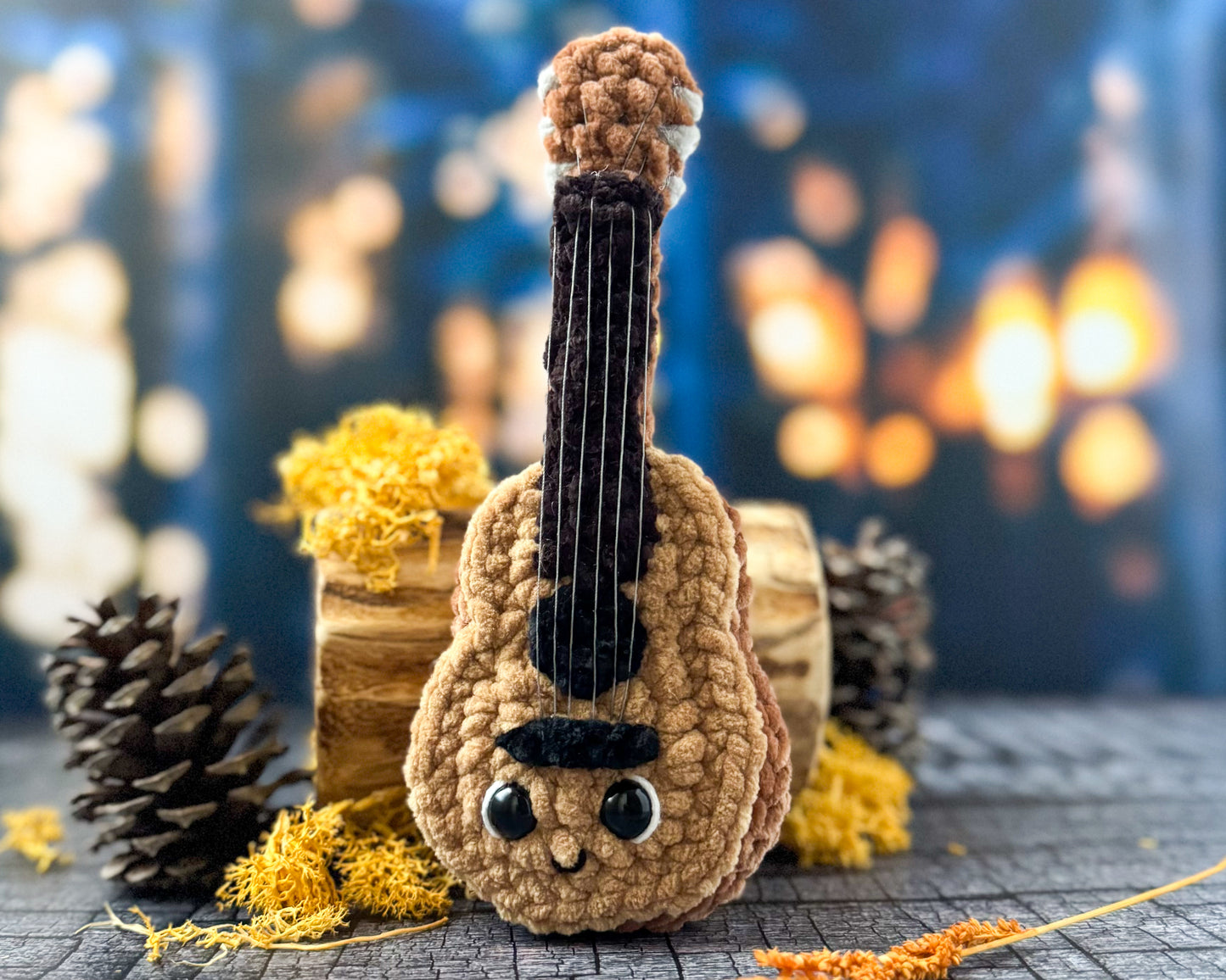 Mini Guitar Crochet Pattern