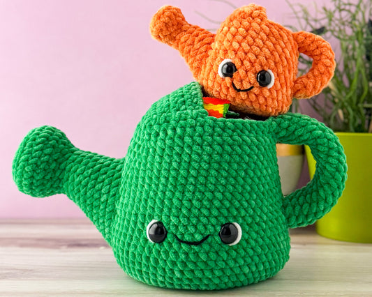 Bundle: Big & Mini Watering Can Crochet Patterns
