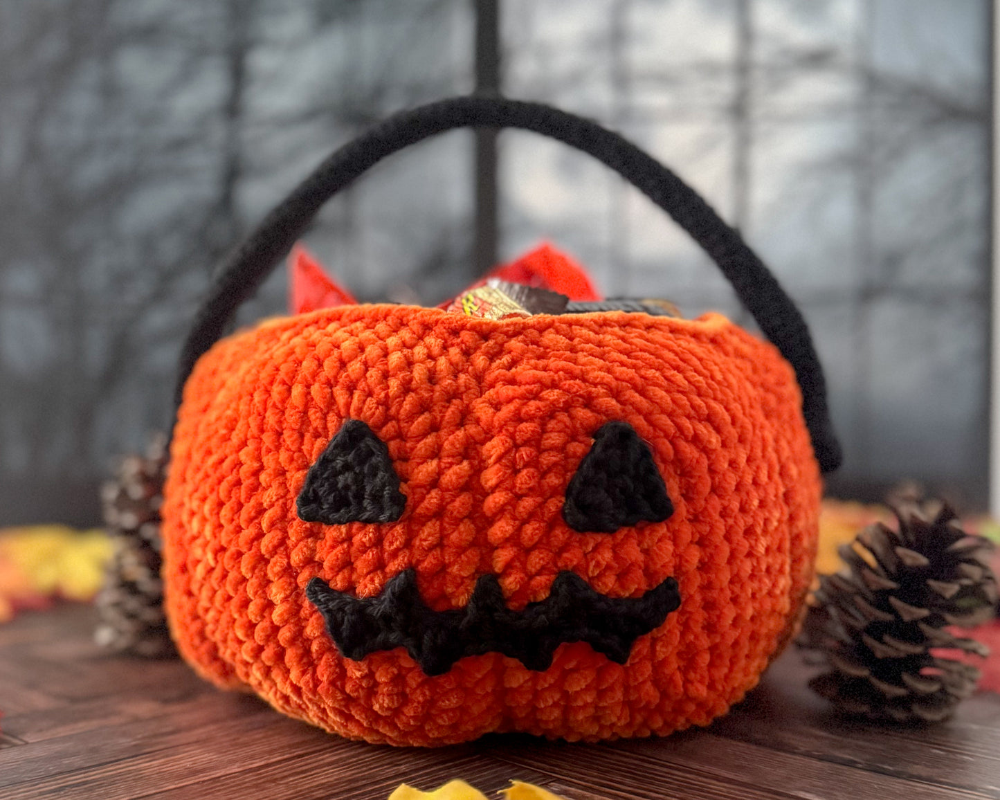 Big Pumpkin Bucket Crochet Pattern