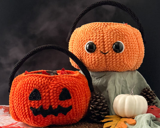 Big Pumpkin Bucket Crochet Pattern
