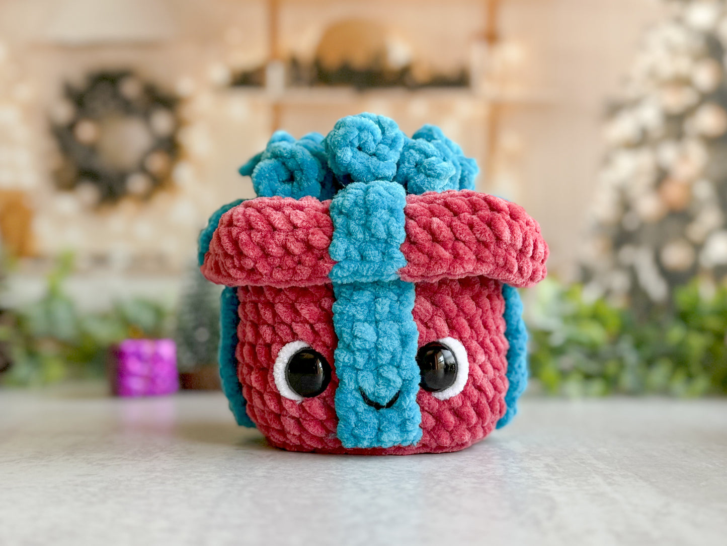 Bundle: Big and Mini Christmas Present Crochet Pattern