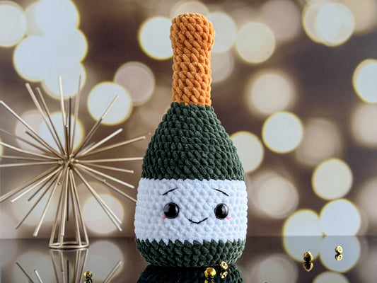 Big Champagne Bottle Crochet Pattern