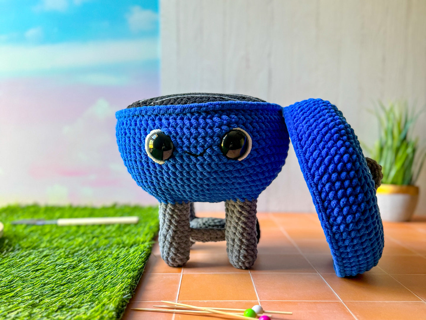 Bundle: Big and Mini BBQ Grill Crochet Patterns