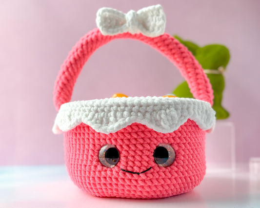 Big Easter Basket Plush Crochet Pattern