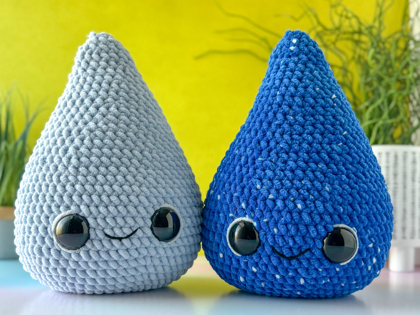 Bundle: Big and Mini Raindrop Crochet Patterns