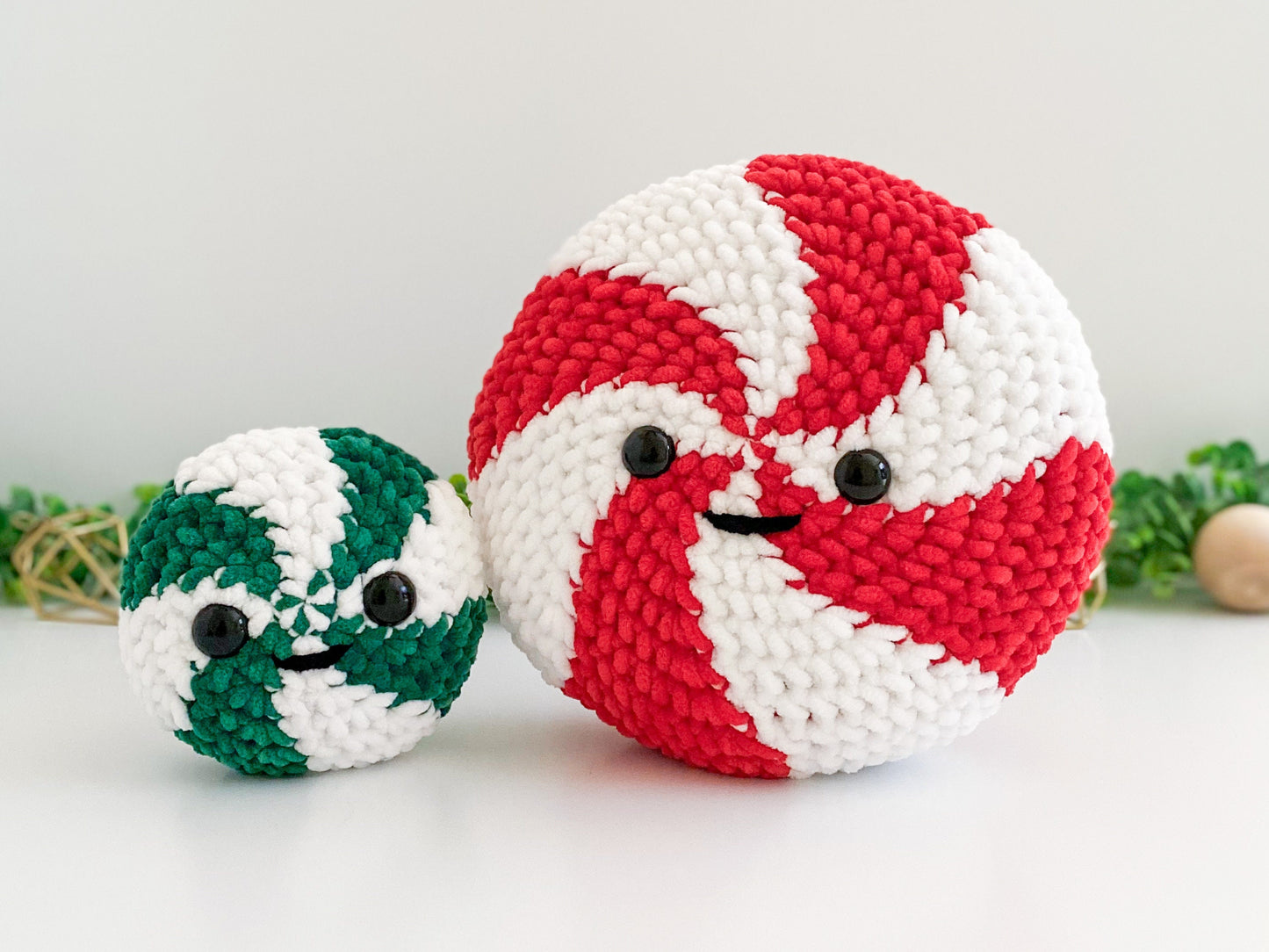 Bundle: Big and Mini Peppermint Crochet Patterns