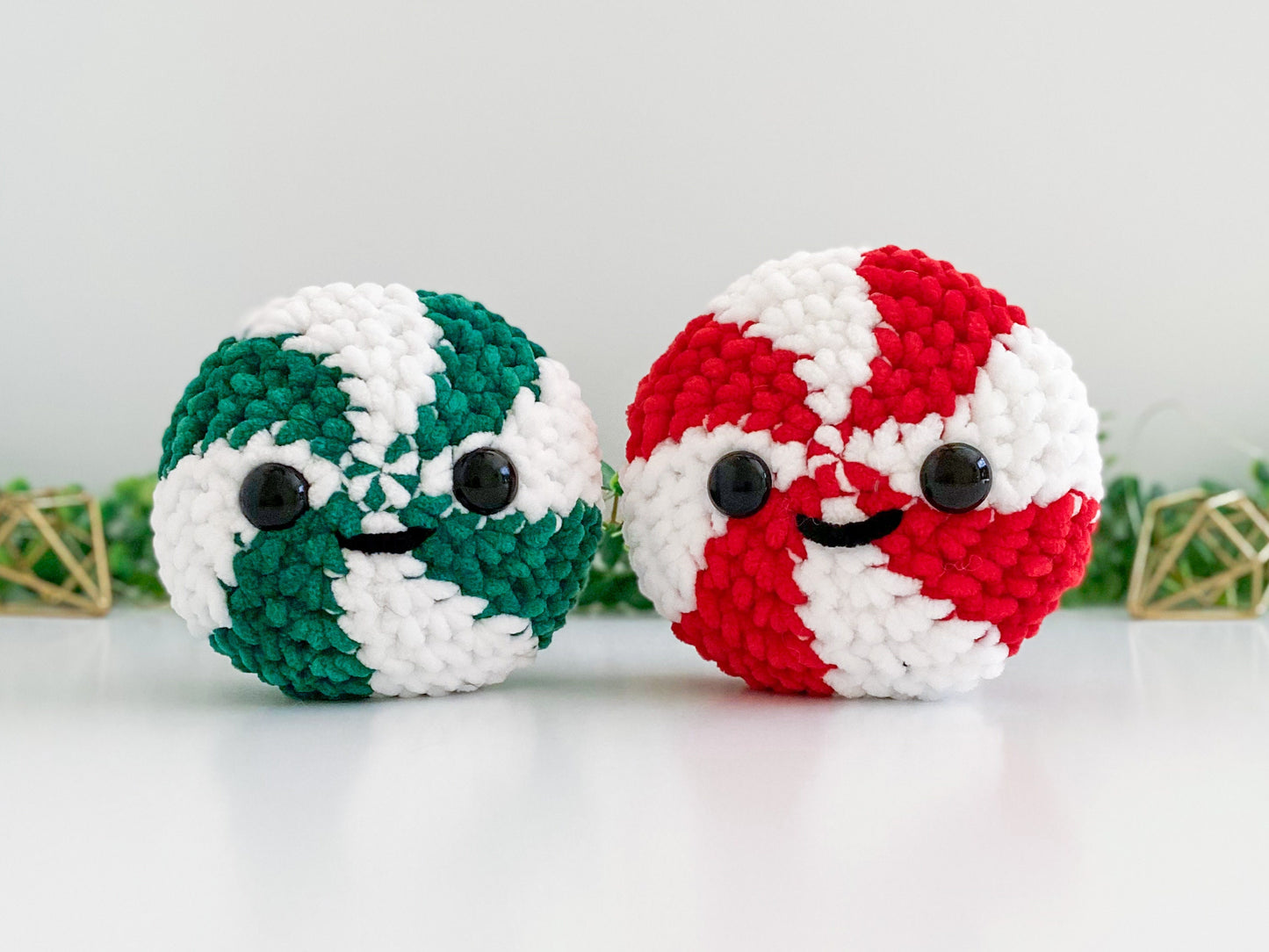 Mini Crochet Peppermint Pattern