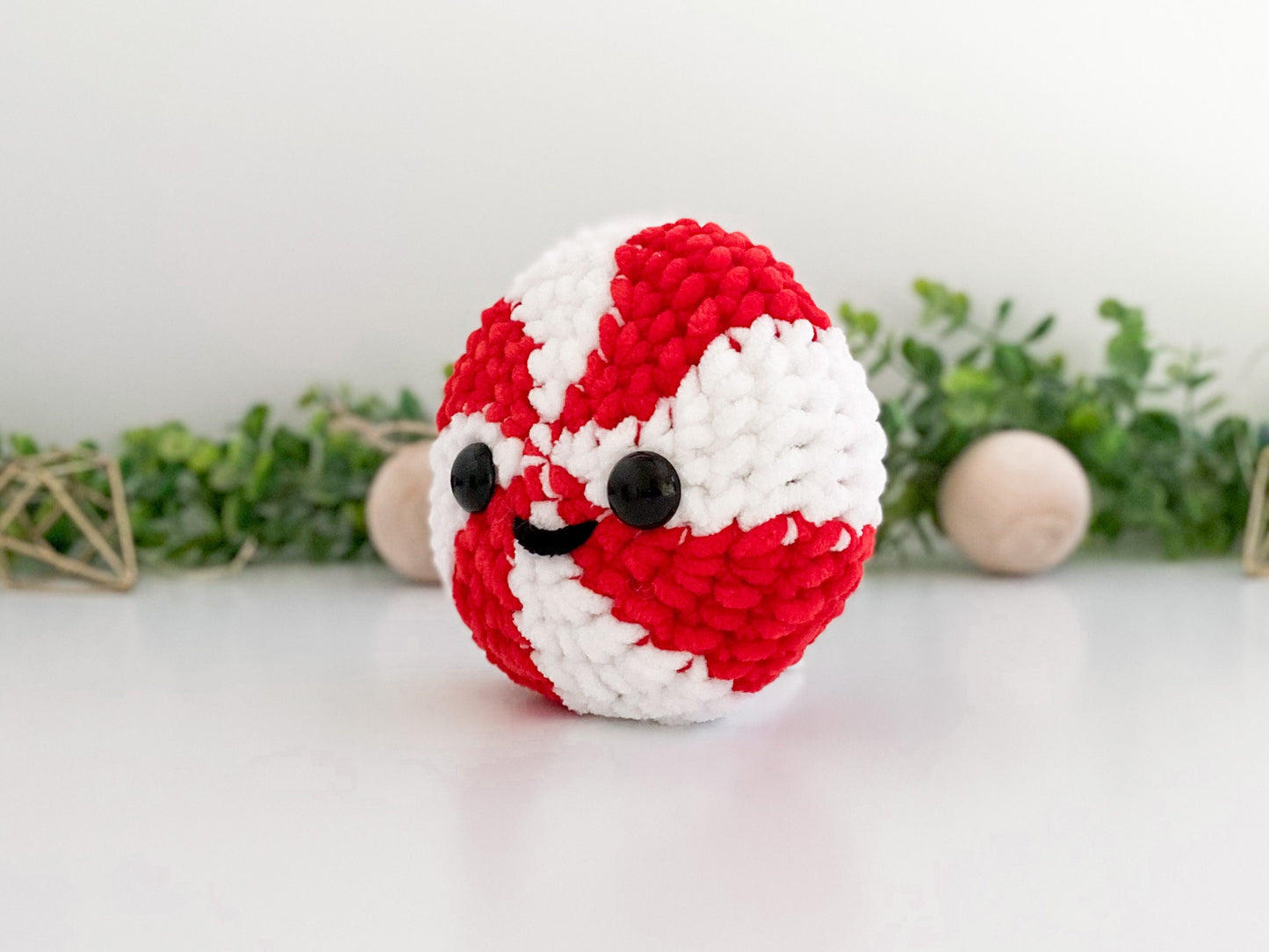 Mini Crochet Peppermint Pattern