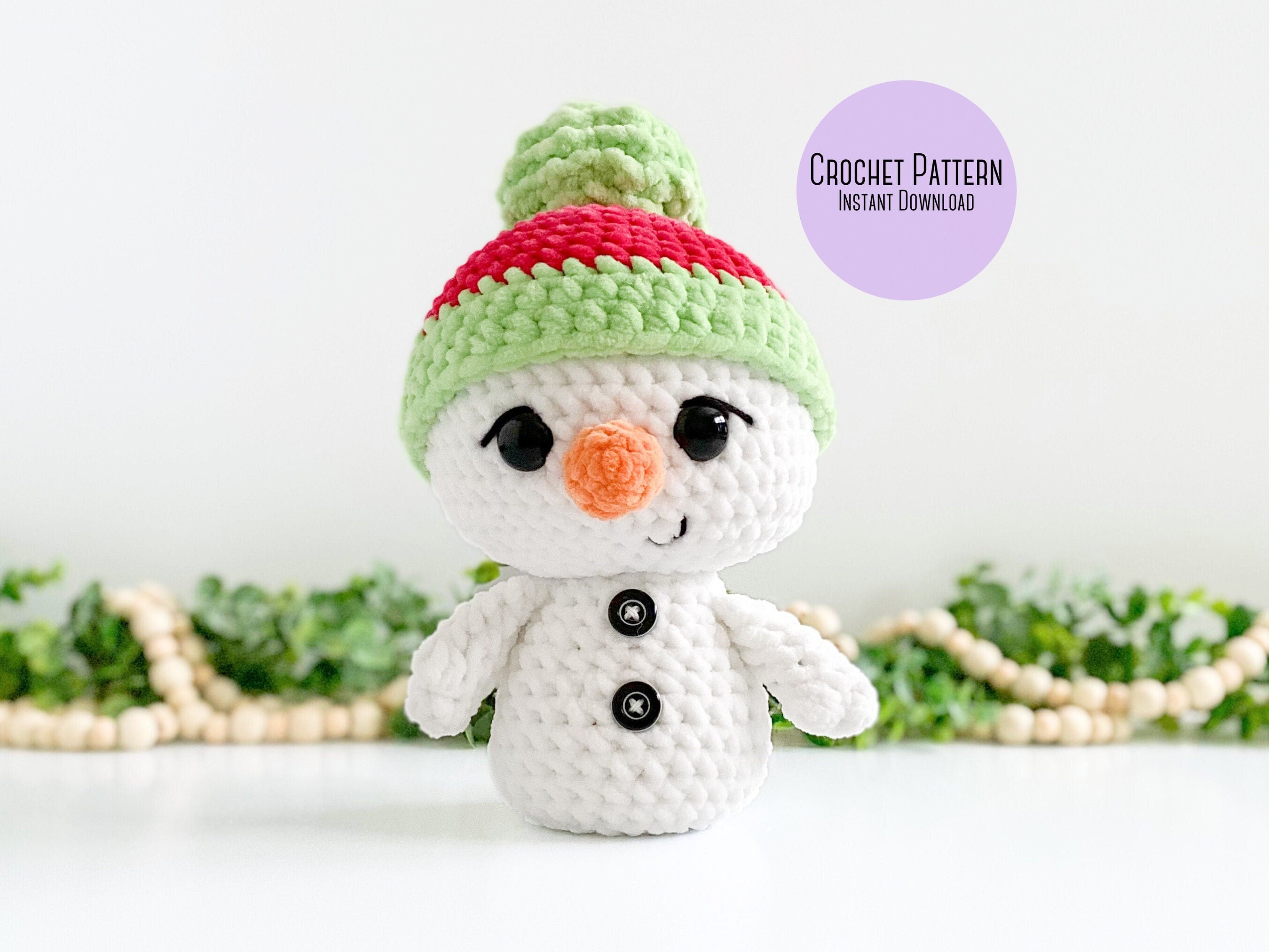 Snowman Crochet Pattern – Little Baby Rory Crafts