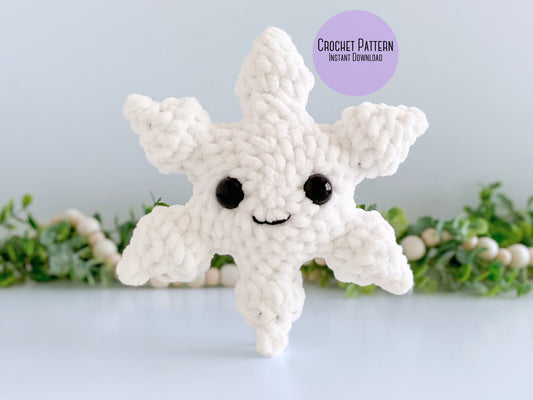 Mini Crochet Snowflake Pattern