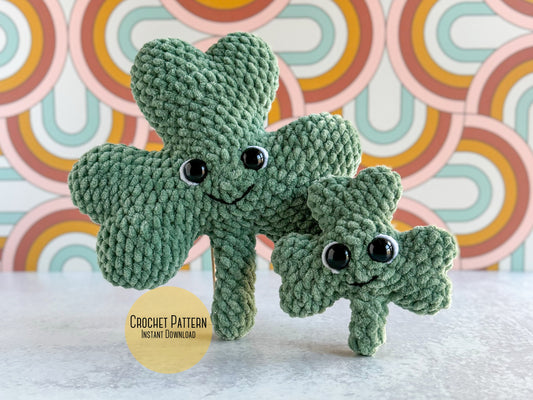 Bundle: Big and Mini Shamrock Crochet Patterns