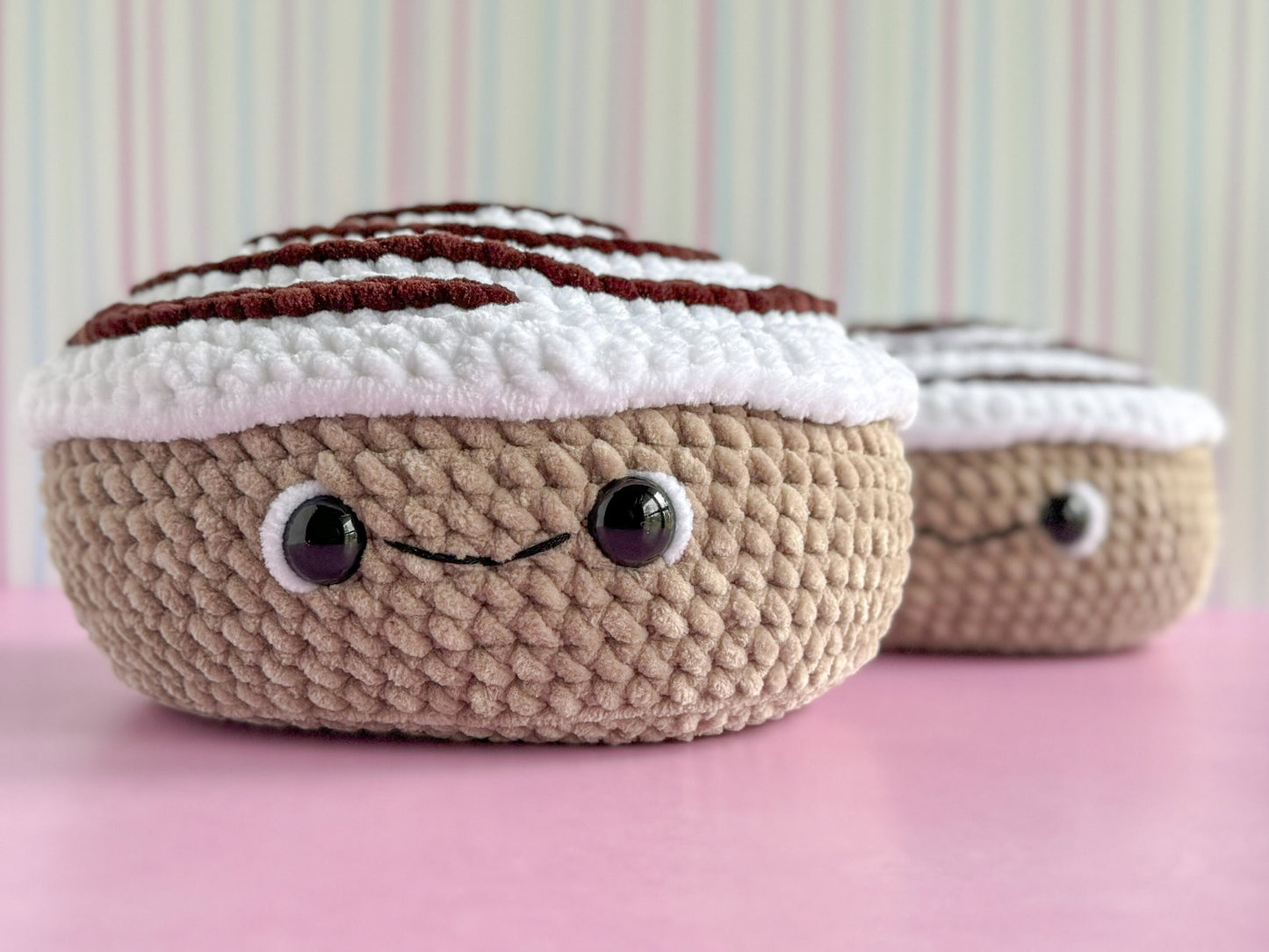 Bundle: Big and Mini Cinnamon Roll Crochet Patterns