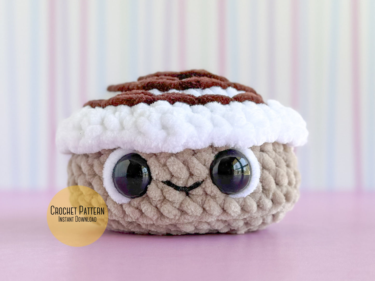 Mini Cinnamon Roll Crochet Pattern