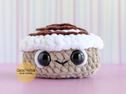 Mini Cinnamon Roll Crochet Pattern