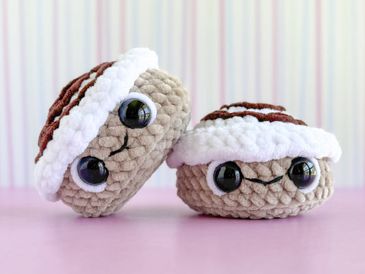 Bundle: Big and Mini Cinnamon Roll Crochet Patterns