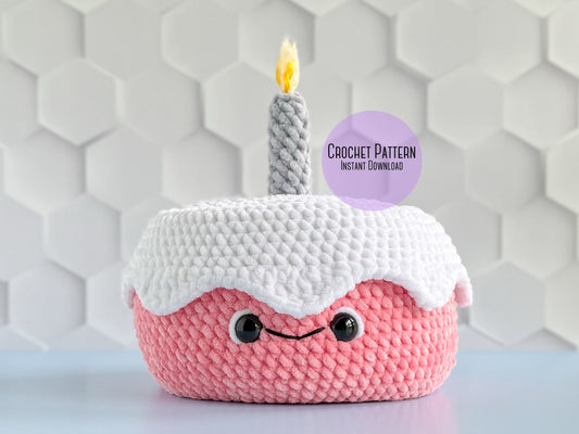 Big Birthday Cake Crochet Pattern