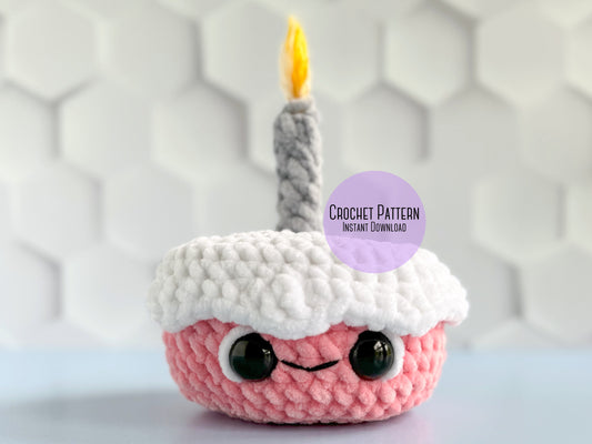 Mini Birthday Cake Crochet Pattern