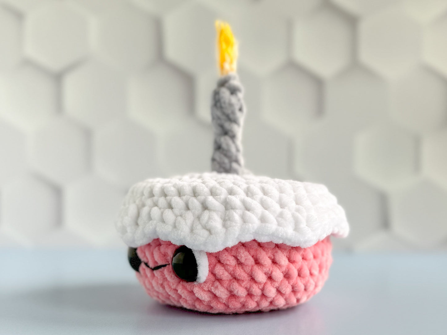 Mini Birthday Cake Crochet Pattern